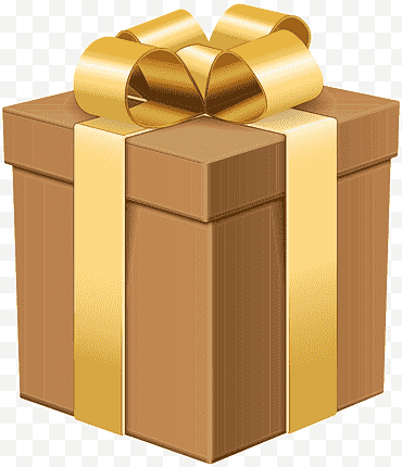 Caja de regalo Cinta, Fiambrera, Diseño web, Cargar, Presente, Caja de envío, Amarillo, Cartón png