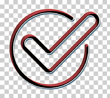 Icono de marcación Icono de marca de verificación Icono de elementos diversos, Línea, Símbolo png