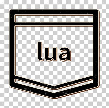 icono de codificación icono de lenguaje de codificación icono de aprendizaje electrónico, icono de aprendizaje electrónico, icono de línea, icono de Lua, icono de scripting, icono de tutorial, logotipo, cuadrado png