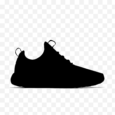 Silueta De Nike, Zapatillas De Deporte, Calzado, Ropa Deportiva, Caminar, Entrenamiento Cruzado, Calzado, Negro png