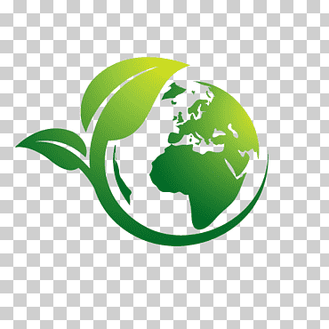 Màu xanh lá cây logo lá thế giới trái đất, Quả địa cầu, Tái chế, Nhà máy png
