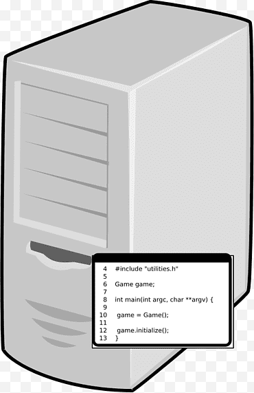Cartoon Computer, Computerservers, Broncode, Computersoftware, Webserver, Git, Apache Subversion, Data png