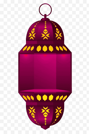 Lanterne Eid, Ramadan, Fanous, Eid Alfitr, Islam, Violet, Rouge, Éclairage png
