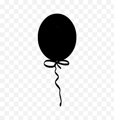 Línea negra, Globo, M negro, Blanco y negro png