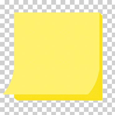 Nota post-it, amarillo, verde, rectángulo, nota post-it, producto de papel, cuadrado png