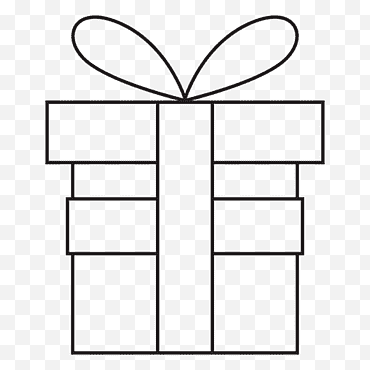 Dibujo De Regalo, Caja, Hdmi, Rectángulo, Línea, Cuadrado, Simetría png