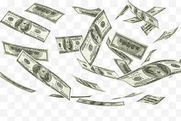 Dinero de dibujos animados, Dólar estadounidense, Efectivo, Moneda, Manejo de dinero png