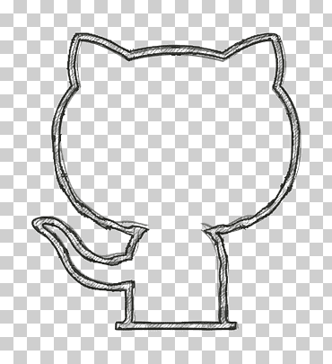 ikona kodu ikona kodowania ikona rozwoju, ikona Github, ikona programu, ikona programowania, grafika liniowa png